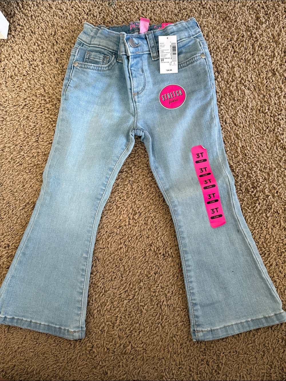 The Children's Place Light Blue Stretch Flare Jeans